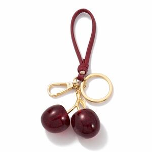 New! Bloom Social Gold Cherry Bag Charm NWOT